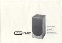 Bowers & Wilkins DM-22-Owners-Manual 